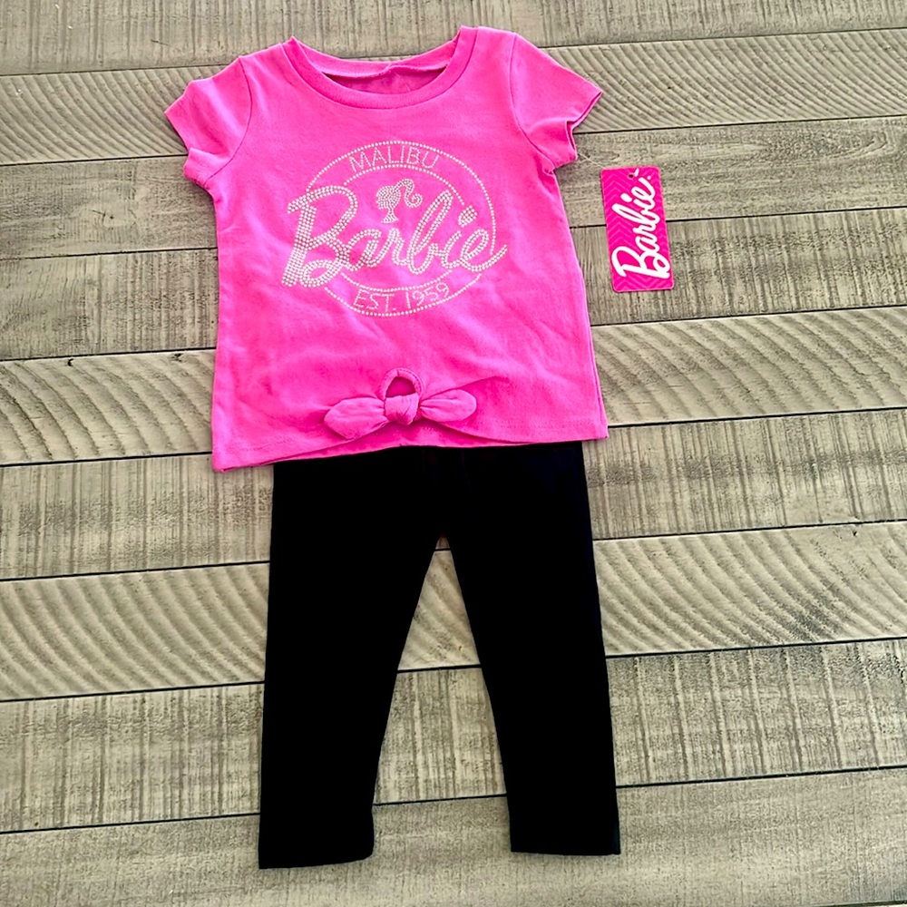 Barbie size 12 month girls two piece outfit